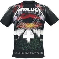 T-shirty męskie: Metallica Master Of Puppets – Faded Allover T-Shirt czarny