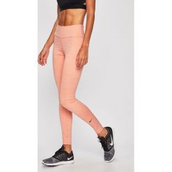Nike - Legginsy. Różowe spodnie damskie Nike, s, bez wzorów, z elastanu. Za 159,90 zł.