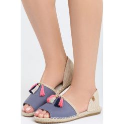 Espadryle damskie: Niebieskie Espadryle Harlequin