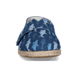 PAEZ chłopięce tenisówki na rzep Print Sharks 33 niebieski. Niebieskie buty chłopięce sportowe Paez, z bawełny, bez zapięcia. Za 166,00 zł.