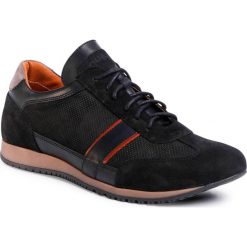 Sneakersy QUAZI - QZ-24-05-000742 601. Czarne sneakersy męskie QUAZI, bez wzorów, ze skóry, bez zapięcia. Za 259,00 zł.