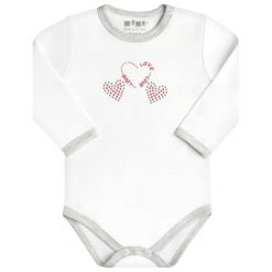 Nini Dziewczęce Body Love 80 Biały. Białe body niemowlęce marki Nini. Za 33,00 zł.