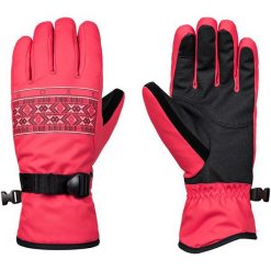 Roxy Damskie Rękawiczki Frefield Gloves J Glov mmn0 L. Różowe rękawiczki damskie marki Roxy. Za 199,00 zł.