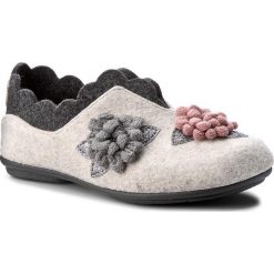 Kapcie damskie: Kapcie MANITU – 340184 Beige/Grau 8
