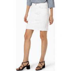 Cambio - Jeansowa spódnica damska – Haze, biały. Białe spódniczki damskie Cambio, z jeansu, eleganckie. Za 599,95 zł.
