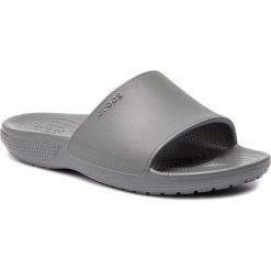 Klapki CROCS - Classic II Slide 205732 Slate Grey 1. Szare klapki damskie Crocs, bez wzorów, z tworzywa sztucznego, bez obcasa. W wyprzedaży za 79,00 zł.