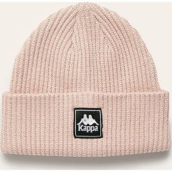 Kappa - Czapka. Niebieskie czapki damskie Kappa, na zimę, z bawełny. W wyprzedaży za 59,90 zł.