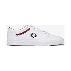 Fred Perry Tenisówki Biały. Białe trampki męskie Fred Perry, bez wzorów, z materiału, bez zapięcia. Za 395,95 zł.