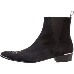 Buty zimowe męskie: Jeffery West ADAMANT STUD POINT CHELSEA Botki kowbojki i motocyklowe black