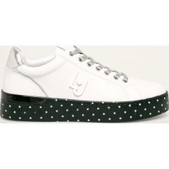 Liu Jo - Buty. Białe buty sportowe damskie Liu Jo, bez wzorów, z gumy, sportowe. Za 699,90 zł.