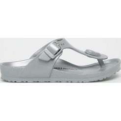 Birkenstock - Japonki dziecięce Gizeh. Szare sandały dziewczęce Birkenstock, z gumy, bez zapięcia. Za 99,90 zł.