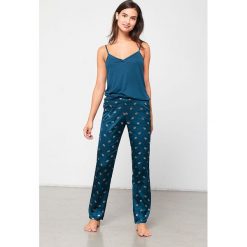 Etam - Piżama Wimina (3 pack). Zielone piżamy damskie Etam, s, bez wzorów, z elastanu, bez rękawów. W wyprzedaży za 179,90 zł.