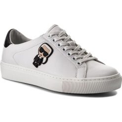 Sneakersy KARL LAGERFELD - KL61030 White Lthr. Białe półbuty damskie KARL LAGERFELD, ze skóry. Za 669,00 zł.