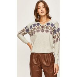 Desigual - Sweter. Szare swetry damskie Desigual, s, z bawełny. W wyprzedaży za 279,90 zł.