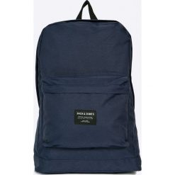 Jack & Jones - Plecak. Niebieskie plecaki męskie marki Jack & Jones, w paski, z poliesteru. W wyprzedaży za 119,90 zł.