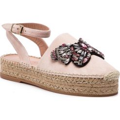 Espadryle TWINSET - Espadrillas 191TCP10A Bocciolo 00690. Różowe espadryle damskie marki Twinset, ze skóry. Za 929,00 zł.