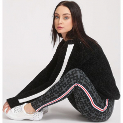 Szaro-Granatowe Legginsy Vociferous. Szare legginsy marki other, uniwersalny. Za 39,99 zł.