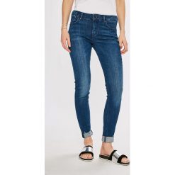 Scotch & Soda - Jeansy La Parisienne. Niebieskie jeansy damskie skinny marki Scotch & Soda, z elastanu, z obniżonym stanem. W wyprzedaży za 269,90 zł.
