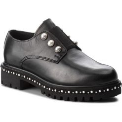 Oxfordy SERGIO BARDI - Isernia FW127350418VF 101. Czarne półbuty damskie marki Sergio Bardi, eleganckie, bez obcasa, na obcasie, bez zapięcia. Za 259,00 zł.