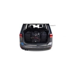 VW TOURAN, 2010- TORBY DO BAGAŻNIKA 4 SZT KJUST - 7043016. Czarne torby podróżne marki KJUST, bez wzorów, z kauczuku, klasyczne. Za 1149,00 zł.