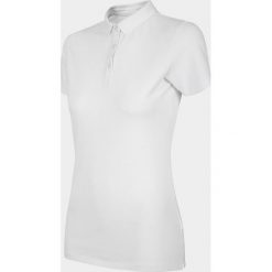 Koszulka polo damska TSD622 - biały - Outhorn. Białe koszulki damskie Outhorn, na imprezę, bez wzorów, polo, bez rękawów. Za 49,99 zł.