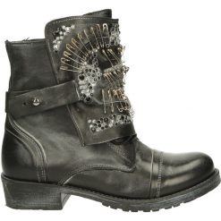 Botki - RAVE19 NAB NE. Szare botki damskie skórzane marki Venezia. Za 299,00 zł.