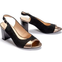 MARCO SHOES 1161P-041-559-1 czarny, sandały damskie. Czarne sandały damskie Marco Shoes, bez wzorów, ze skóry, bez obcasa, na obcasie, bez zapięcia. W wyprzedaży za 199,90 zł.