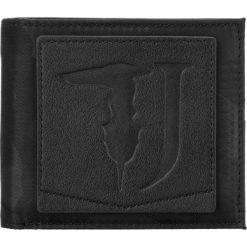Trussardi Jeans Ticinese Portfel Czarny. Czarne portfele męskie Trussardi Jeans, bez wzorów, z jeansu. Za 223,95 zł.