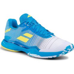 Buty BABOLAT - Jet Mach II All Court 30S20629 Malibu Blue. Niebieskie buty sportowe męskie Babolat, z tworzywa sztucznego, bez zapięcia, tenisowe. Za 679,00 zł.