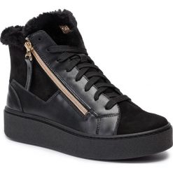 Sneakersy NIK - 08-0571-11-0-01-02 Czarny. Czarne półbuty damskie Nik, ze skóry. W wyprzedaży za 259,00 zł.