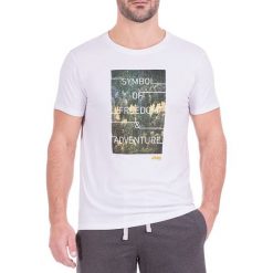 T-shirty męskie: T-shirt w kolorze białym