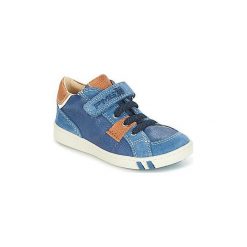 Buty Dziecko Primigi RAPAVETTE. Niebieskie trampki chłopięce Primigi, bez wzorów, bez zapięcia. Za 144,50 zł.