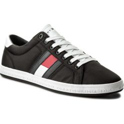Trampki męskie: Tenisówki TOMMY HILFIGER - Essential Flag Detail Sneaker FM0FM01535 Black 990