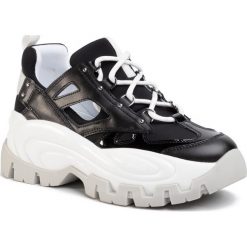 Sneakersy Liu Jo Wave 02 BA0025 TX094. Czarne półbuty damskie Liu Jo. W wyprzedaży za 409,00 zł.