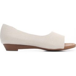 Szare Balerinki Alley. Szare baleriny damskie Multu, bez wzorów, bez obcasa. Za 29,99 zł.