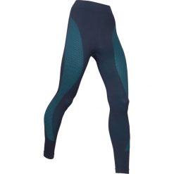 Legginsy termoaktywne, bezszwowe, długie, Level 2 bonprix ciemnoniebieski. Niebieskie getry damskie termoaktywne bonprix, bez wzorów. Za 54,99 zł.