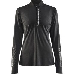 BLUZA DAMSKA CRAFT RUN MIND REFLECTIVE. Czarne bluzy damskie Craft, bez wzorów, bez rękawów, bez kaptura. Za 99,99 zł.