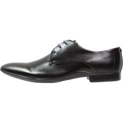 Azzaro OUTIN Eleganckie buty noir. Czarne buty wizytowe męskie Azzaro, z materiału, na sznurówki. Za 579,00 zł.