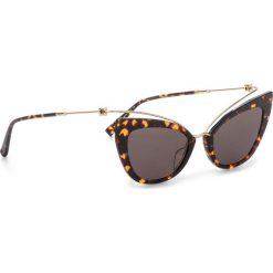 Okulary przeciwsłoneczne MAXMARA - Mm Marilyn/G 53-22-145 Havana Gold 2Ik. Pomarańczowe okulary przeciwsłoneczne damskie Max Mara. W wyprzedaży za 609,00 zł.