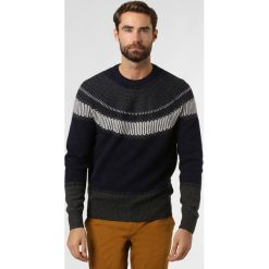 Nils Sundström - Sweter męski, niebieski. Niebieskie swetry męskie Nils Sundström, xl, bez wzorów, bez kołnierzyka, bez kaptura. Za 329,95 zł.