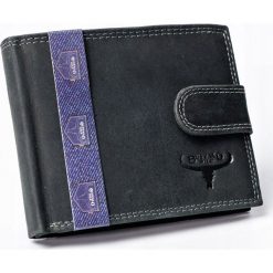 SKÓRZANY PORTFEL MĘSKI SKÓRA NATURALNA RFID STOP. Portfele męskie BUFFALO WILD, bez wzorów, ze skóry. Za 49,90 zł.