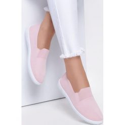 Różowe Tenisówki Dressing. Różowe trampki i tenisówki damskie Renee, bez wzorów, bez zapięcia. Za 59,99 zł.