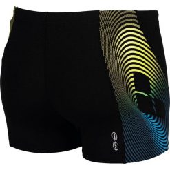 Kąpielówki męskie: Arena Bokserki M ESPIRAL SHORT BLACK,SOFT_GREEN r. 4-80cm