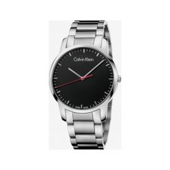 Calvin Klein City Zegarek Srebrny. Szare zegarki męskie Calvin Klein, srebrne. Za 1146,95 zł.