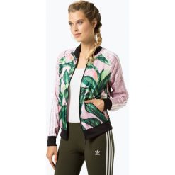 Adidas Originals - Kurtka damska, biały. Białe bomberki damskie adidas Originals, s, w geometryczne wzory, z satyny. Za 349,95 zł.