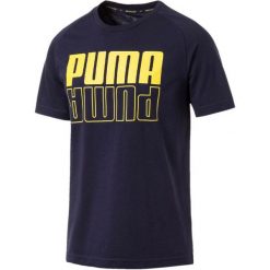 Puma Bluzka Modern Sports Logo Tee Peacoat S. Czarne koszulki męskie Puma, s, z napisami, ze skóry, bez kołnierzyka, bez rękawów. Za 105,00 zł.