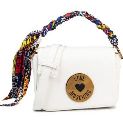 Torebka LOVE MOSCHINO - JC4046PP1ALG0100 Bianco. Białe torebki klasyczne damskie Love Moschino, bez wzorów, ze skóry ekologicznej, eleganckie, bez dodatków. Za 699,00 zł.