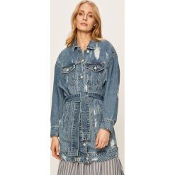 Only - Kurtka jeansowa. Niebieskie kurtki damskie ONLY, m, bez wzorów, z bawełny, długie. W wyprzedaży za 269,90 zł.