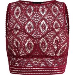 Biustonosze bardotka: else BAROQUE CROPPED TANK BRA TOP Biustonosz z fiszbiną rouge