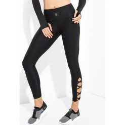 Spodnie damskie: GymHero Legginsy damskie Cross czarne r. XS